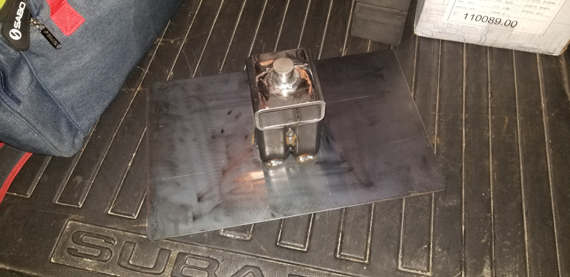 Made this adapter for getting the transmission out.